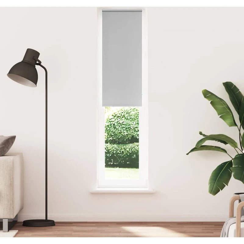 vidaXL mørklægningsrullegardin 40x230 cm - lysegrå
