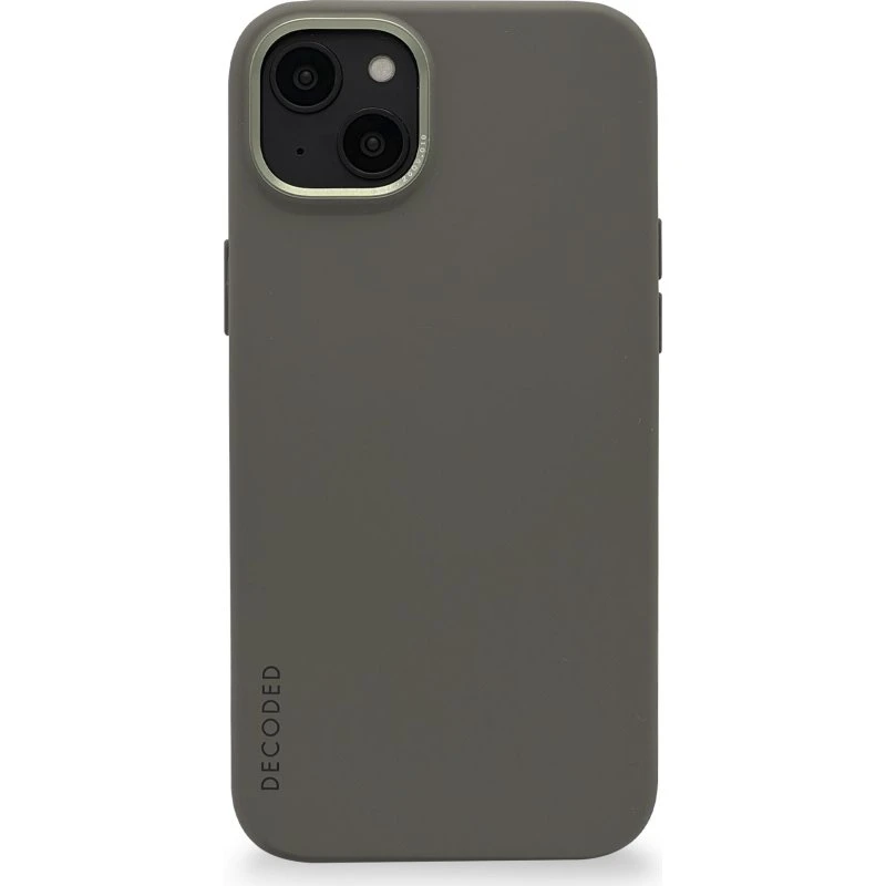 Decoded Silicone BackCover til iPhone 14 Plus - Oliven