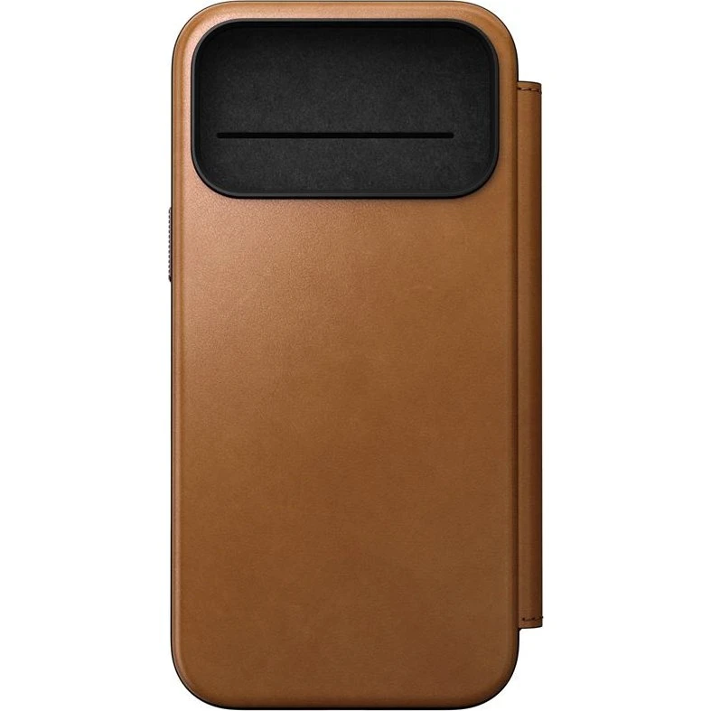 Nomad Modern Leather Folio til iPhone 17 Pro Max - English Tan