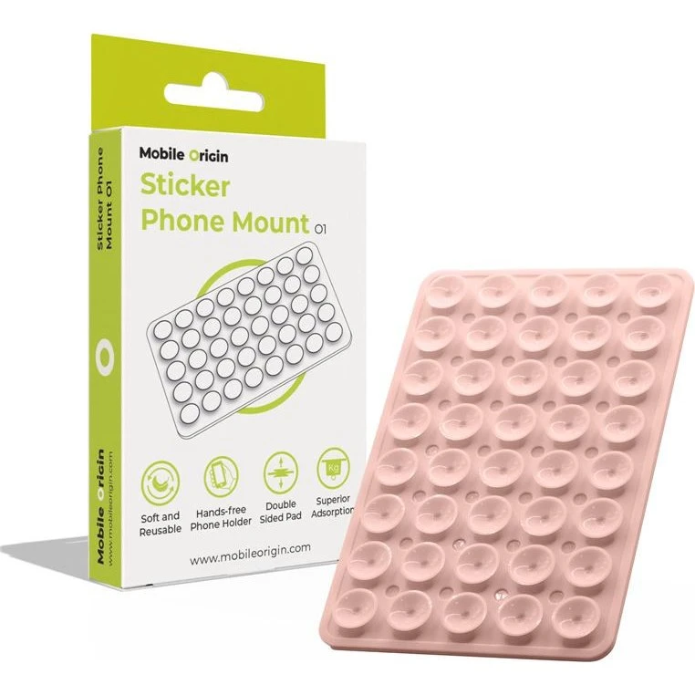 Mobile Origin Sticker O1 Mobilholder - Light Pink