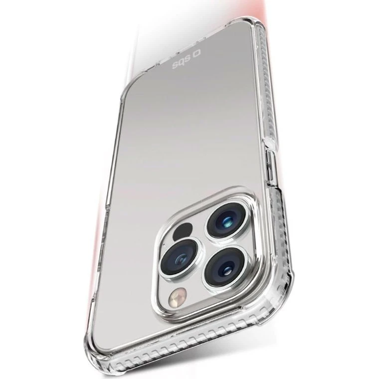 SBS Extreme X3 Cover til iPhone 15 Pro - Gennemsigtig