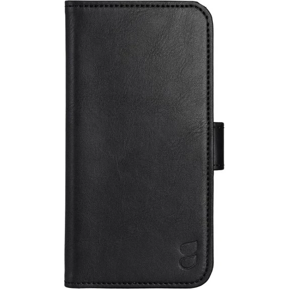 Gear Wallet MagSeries Lædercover til iPhone 16 Pro - Sort