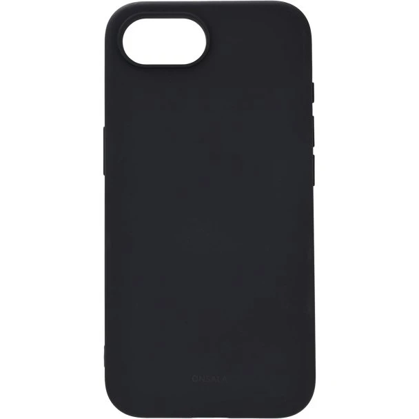 Onsala Cover med Silikone Feel Black - iPhone 16e/17e
