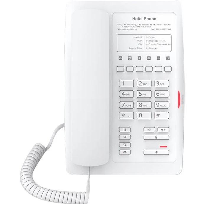 Fanvil H3 VoIP-telefon, 2 linjer, Hvid