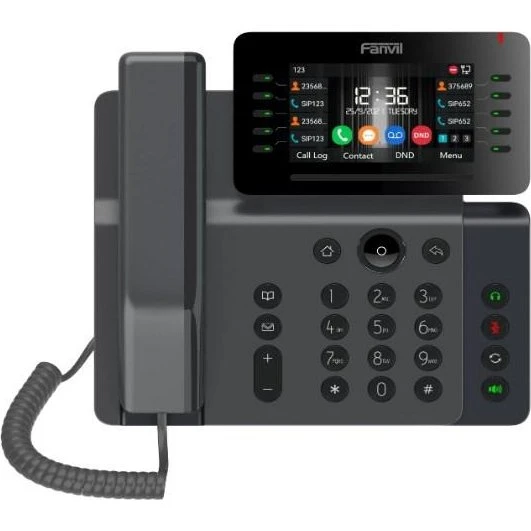 Fanvil V65 IP-telefon - Sort, 20 linjer, LCD & WiFi