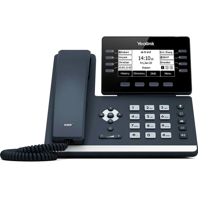 Yealink SIP-T53W IP-telefon - Sort, WiFi & Bluetooth