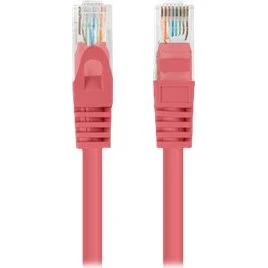 Lanberg CAT 5/5e U/UTP Patchkabel, 2m, Rød RAL 3017 (10 stk.)