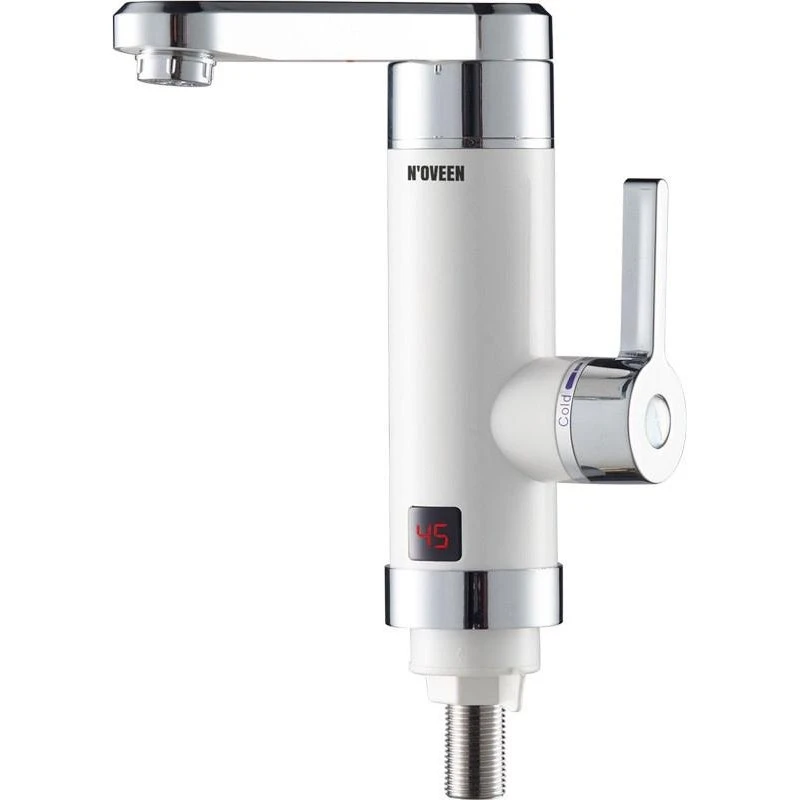 Noveen IWH460 Gennemstrømsvandvarmer, 3.600W, 2,5 L/min, Hvid