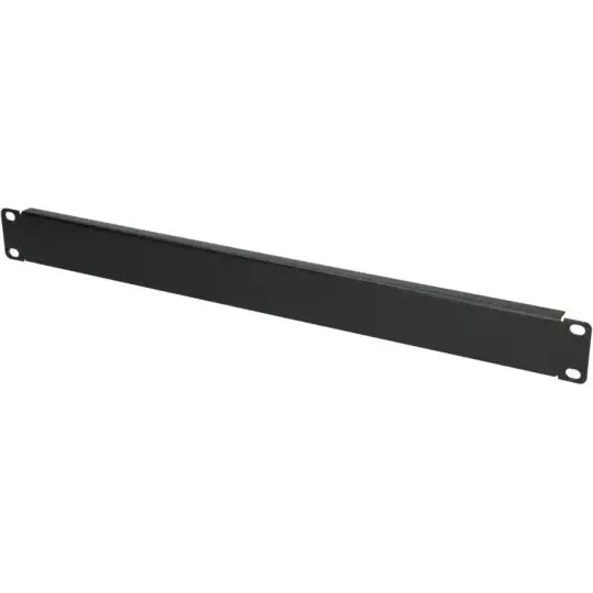 Extralink EX.19027 Rackpanel 1U, 19'' - Sort stål
