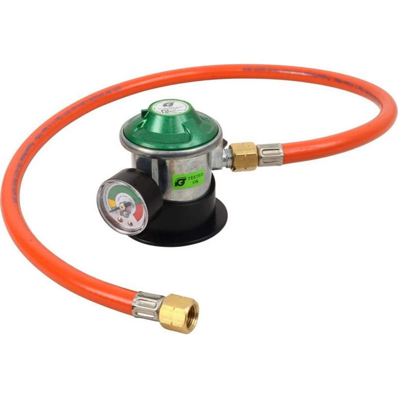 Cozze Regulator sæt med sikkerhedsmanometer og lynkobling