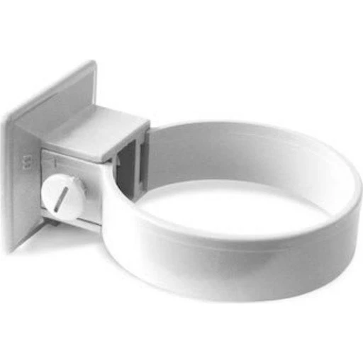 Plastmo rørholder Ø75 mm i hvid - 2 stk.