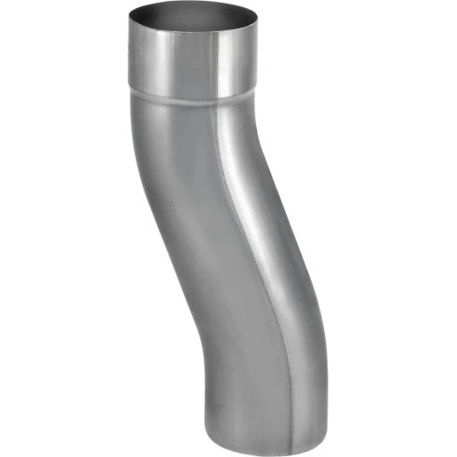 VMzinc nedførsel bøjning, Ø76 mm, zink
