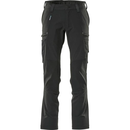 Mascot Advanced arbejdsbukser med stretch, sort, str. 82C68