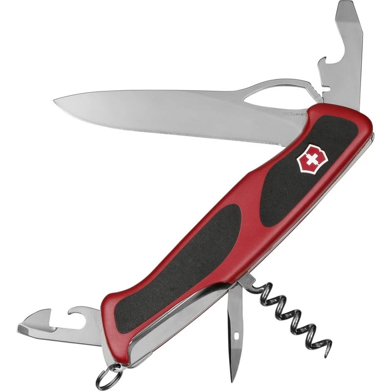 Victorinox Ranger Grip 61 Lommekniv (11 funktioner) - Rød/Sort