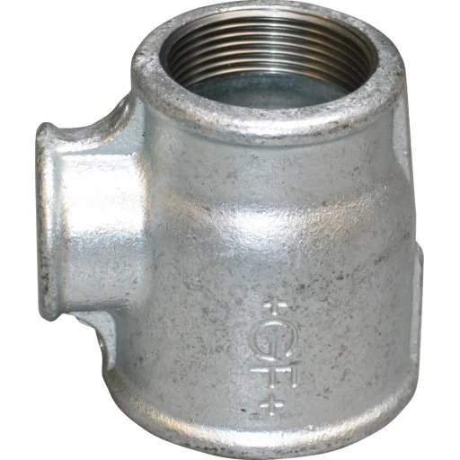 Galvaniseret tee 1 1/4" x 1" x 1"