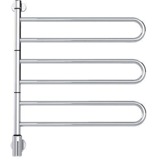 Pax Flex U håndklædetørrer, el, 65,4x75 cm, rustfrit stål