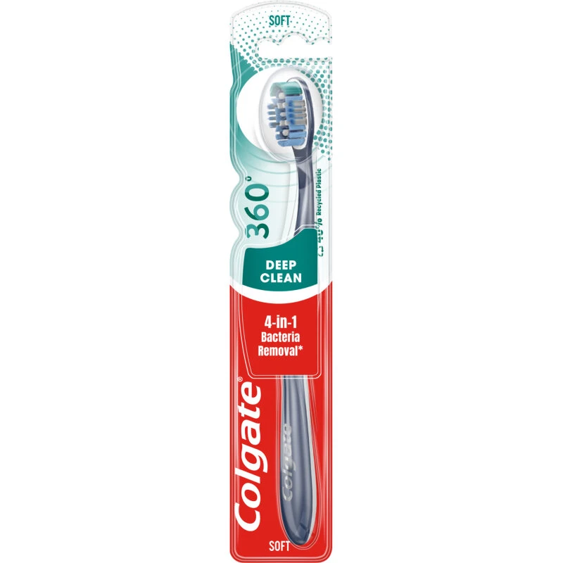 Colgate 360 Deep Clean Soft tandbørste (1 stk)