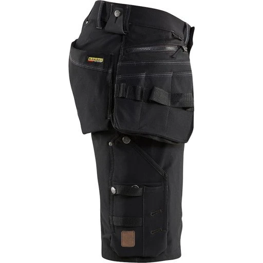 Blåkläder X1900 Håndværkershorts, 4-vejs stretch, sort, str. C62