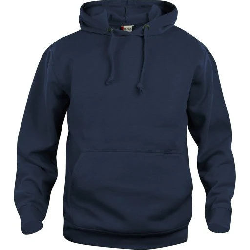 Clique Basic hoodie, mørk marineblå, str. 4XL