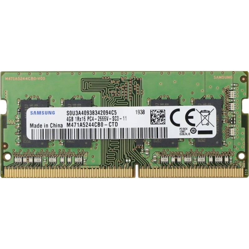 Lenovo 4GB DDR4 2666 MHz SoDIMM Unbuffered Non-ECC (01AG836)
