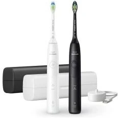 Philips Sonicare 5500 HX7119/02 Duo Pack – Hvid/Sort