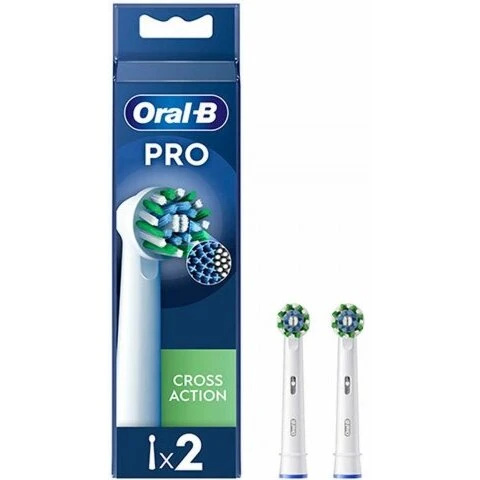 Oral-B Cross Action tandbørstehoveder 2 stk.