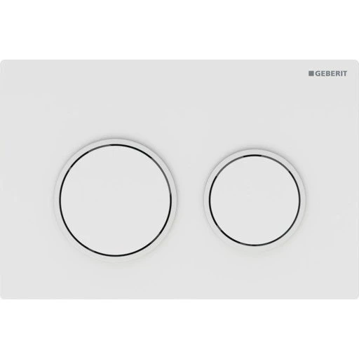 Geberit Omega 20 Round betjeningsplade, hvid