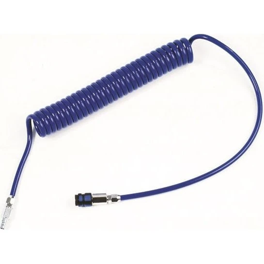 Flowconcept blå spiralslange 5 m / Ø10 mm 1/4” kobling