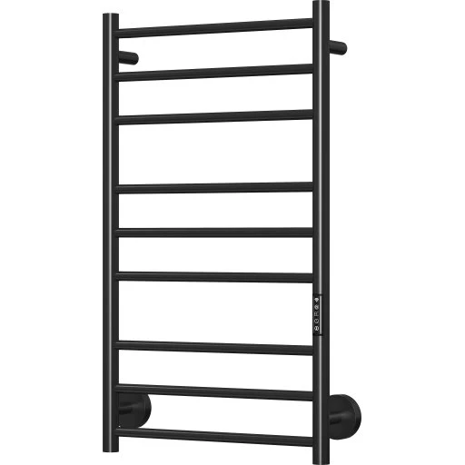 TVS Plus 9L håndklædetørrer, el, 50x86 cm, sort