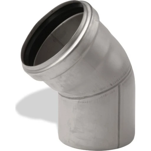 Aco Pipe afløbsbøjning, Ø50 mm, 30°, rustfrit stål