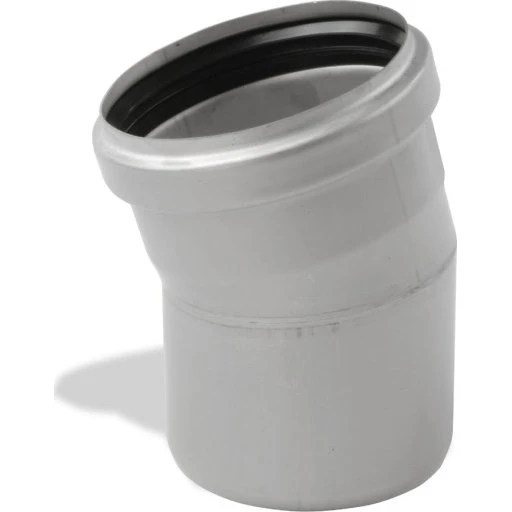 Aco Pipe afløbsbøjning, Ø50 mm, 15°, rustfrit stål