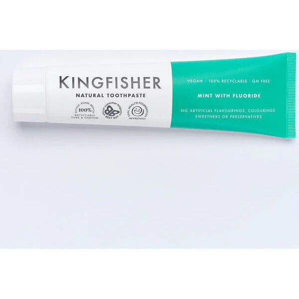 Kingfisher Tandpasta Mynte m. fluor 100 ml
