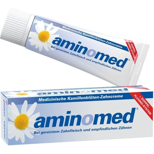 Aminomed Kamille Tandpasta Aminfluorid 75 ml