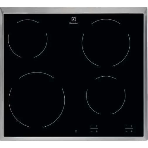 Electrolux Keramisk kogeplade HOC620X med stålramme