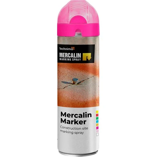 Mercalin Mærkespray Fluorescerende Pink 500 ml