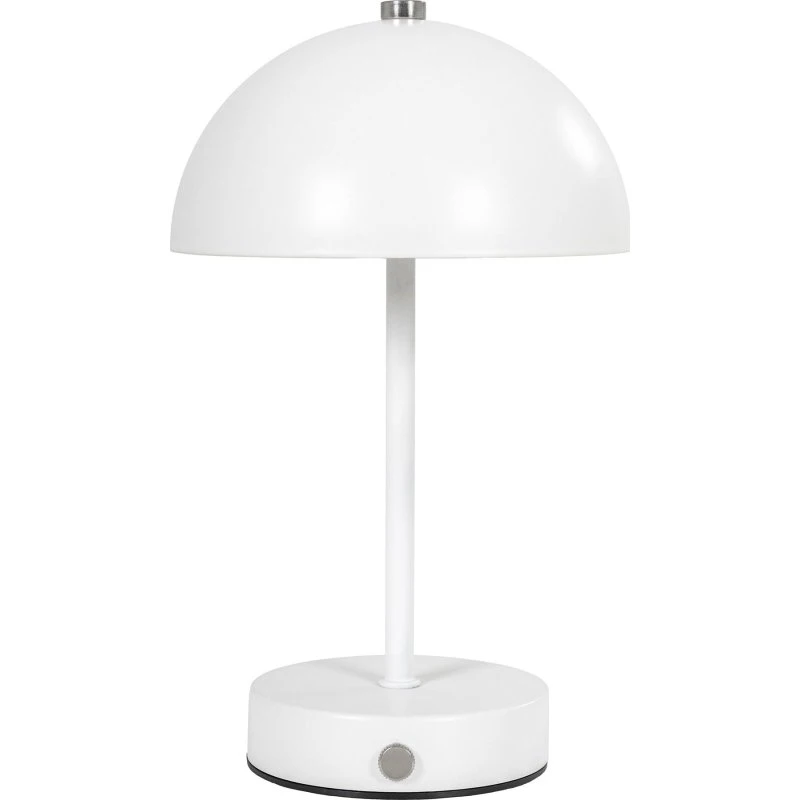 House Nordic Holt LED Bordlampe, Hvid, Genopladelig