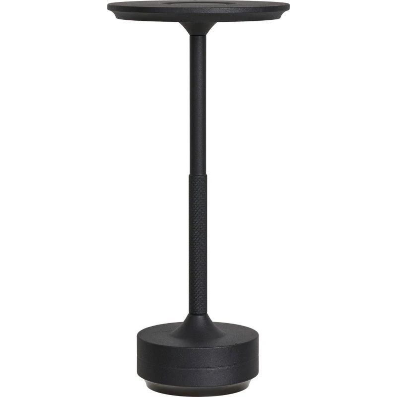 Bromma Lyneham LED bordlampe, sort aluminium, genopladelig