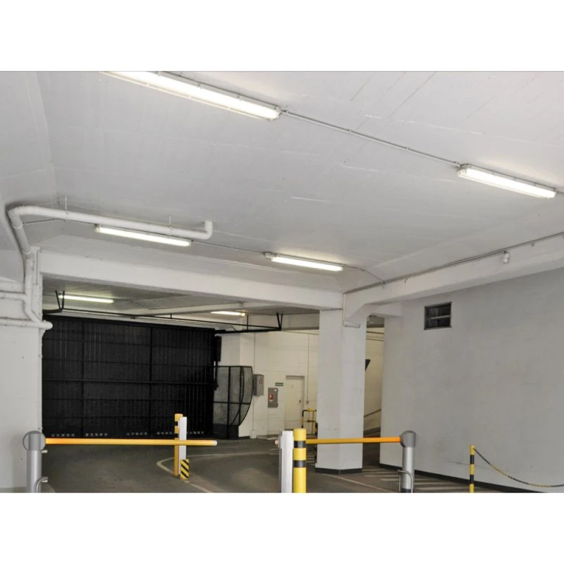 Limea T8 LED armatur 120cm IP65 gennemfortrådet