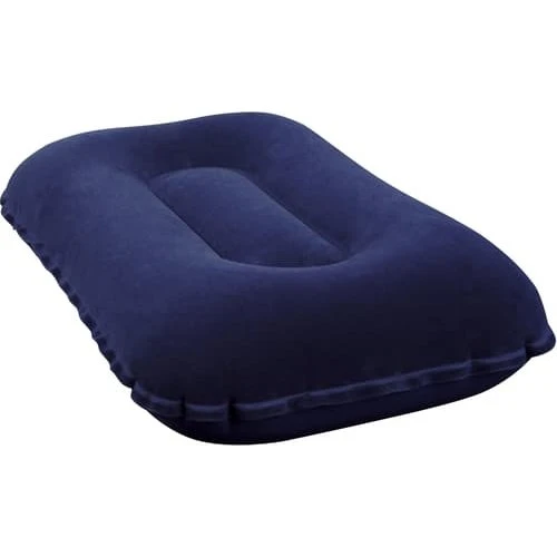Bestway 67121 Oppustelig rejsepude i velour - Mørkeblå - 42x26 cm