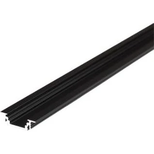 DIOFLEX GROOVE10 BC/UX 1000 LED-profil, sort anodiseret, 1m