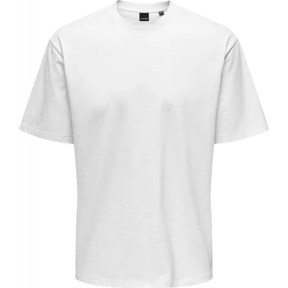 ONLY & SONS T-shirt i hvid - Relaxed fit