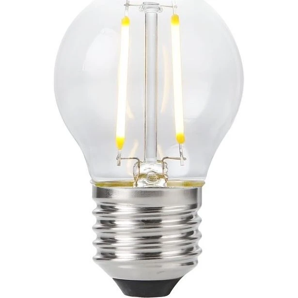 E27 2W dæmpbar LED kronepære G45 - Ekstra varm hvid