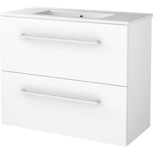 Sanibell Basicline møbelpakke, 80x39 cm, hvid højglans