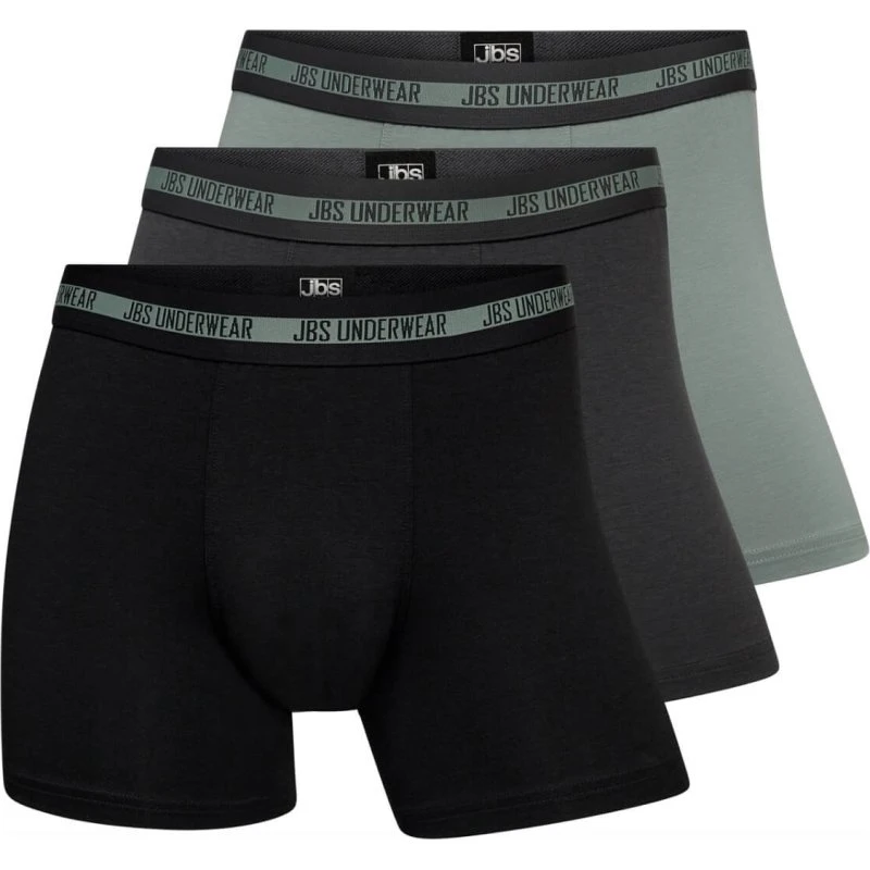 JBS 3-pak bambus boxershorts - Multifarvet - Large