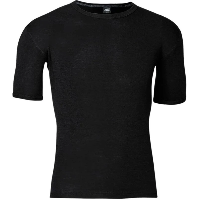 JBS T-shirt i 100% merinould til mænd, sort, Large