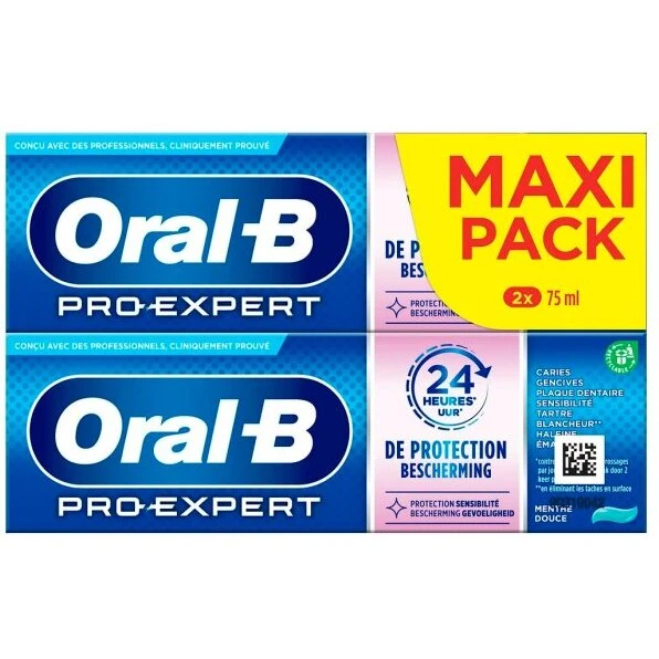 Oral-B Pro-Expert Sensitive Protection tandpasta 2 x 75 ml