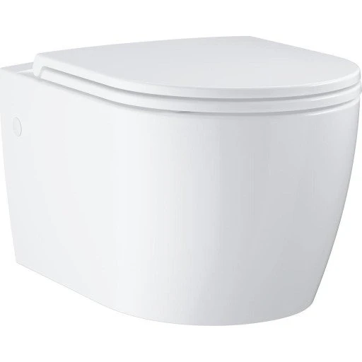 Grohe Start Round Ceramic væghængt toilet, hvid, uden skyllekant