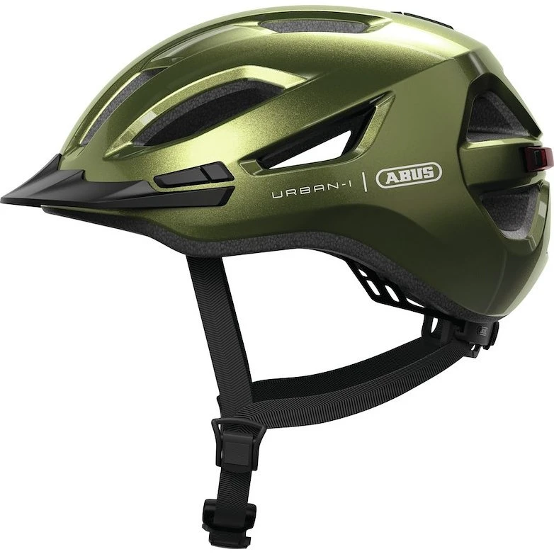 ABUS Urban-I 4.0 cykelhjelm med LED - Pepper Green