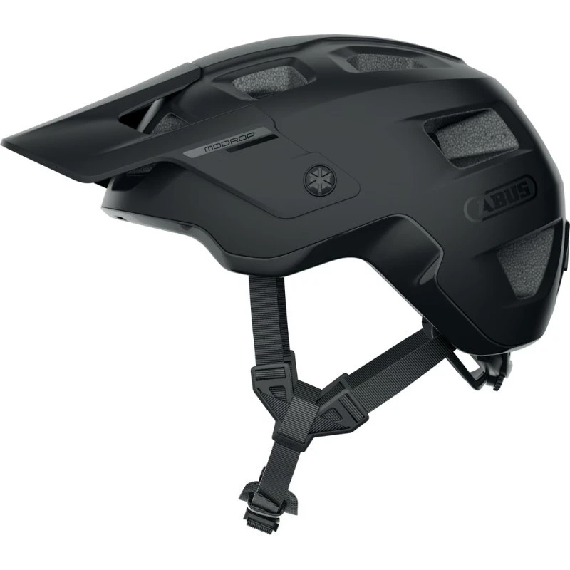 ABUS MoDrop MTB Hjelm - Velvet Black - Small (51-55 cm)