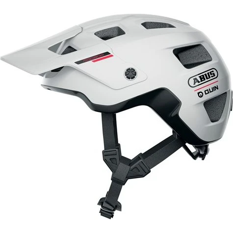 ABUS MoDrop QUIN MTB-hjelm, Polar White, Small (51-55 cm)
